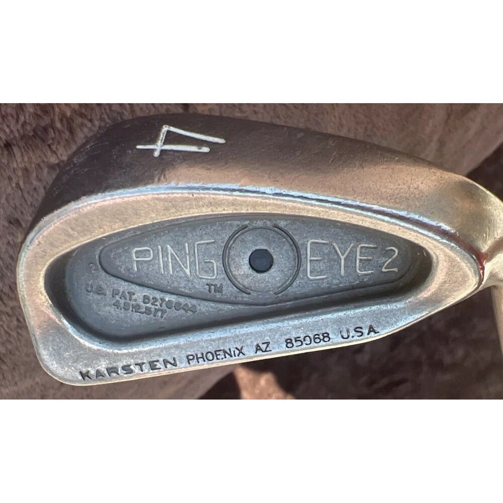 Ping Eye 2 Black Dot 4 Iron Karsten 85068 ZZ Lite Steel Shaft 39" RH
